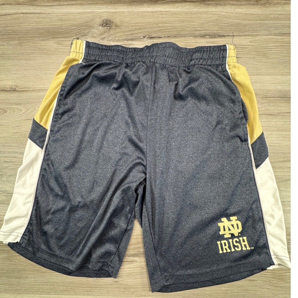 Colosseum Notre Dame Fighting Irish Mens Navy Blue Athletic Shorts Size M ND